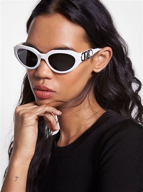 michael kors empire oval sunglasses|Michael Kors Empire 53mm Oval Sunglasses .